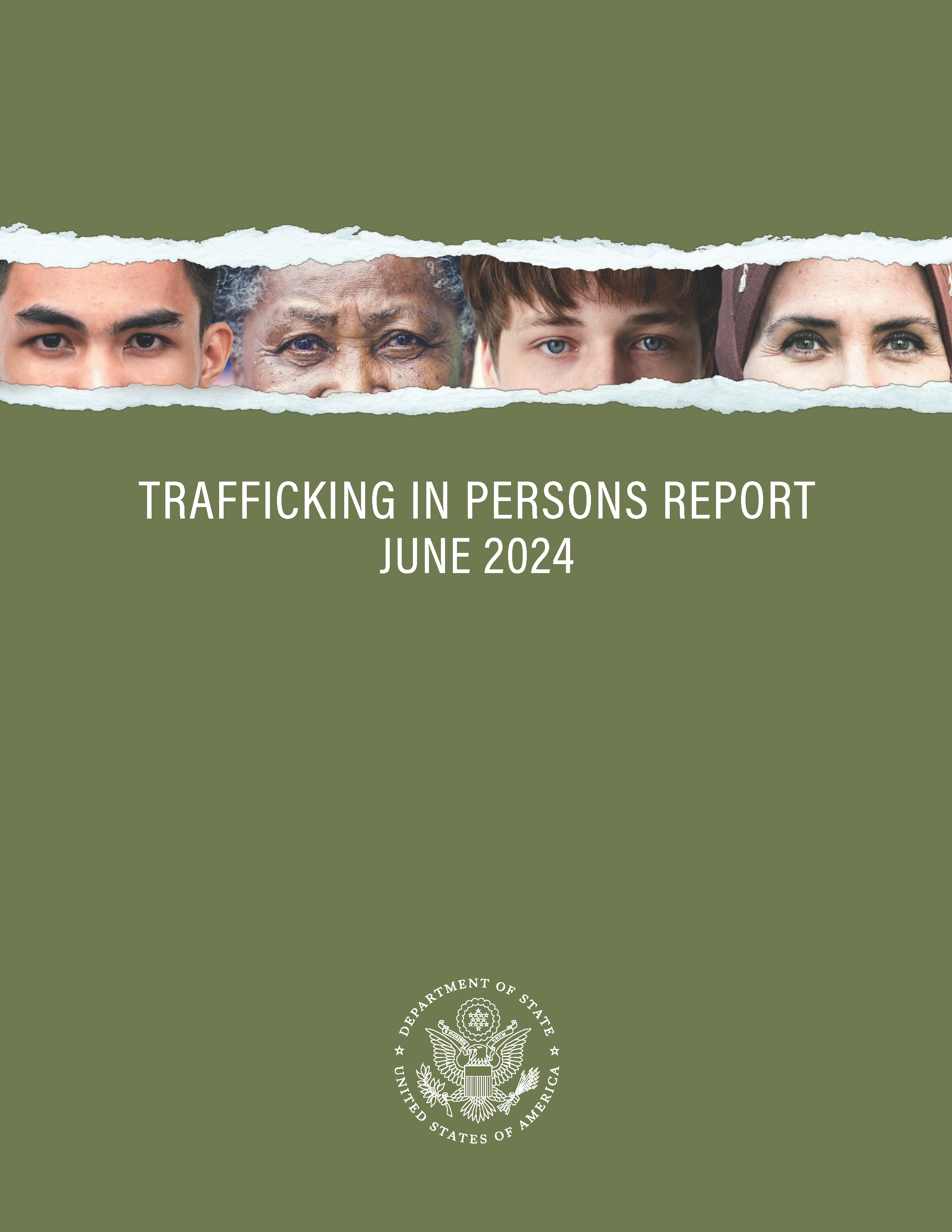 2024 Trafficking in Person Report Cover